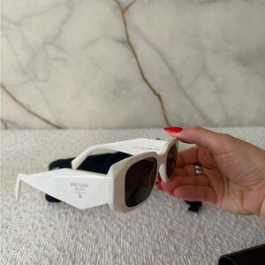 Prada white  Sunglasses PR 17WS